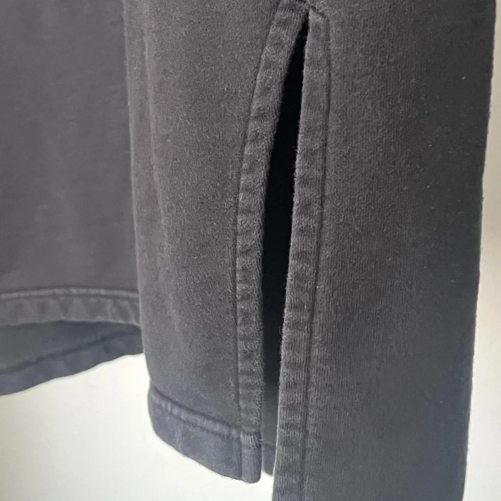 Athleta Yogi High Low Hooded Tunic Black Sweatshirt - Large - Picture 5 of 10